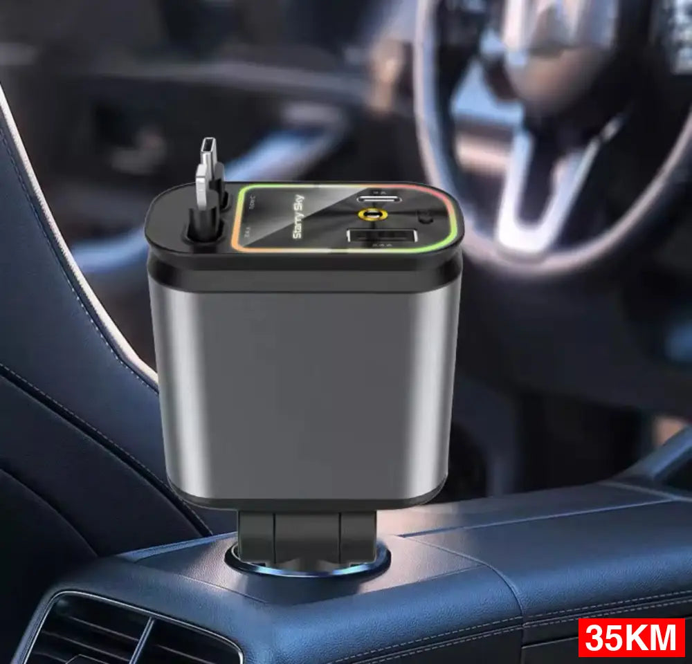 Brzi Auto Punjač 120W – Puni do 4 Uređaja