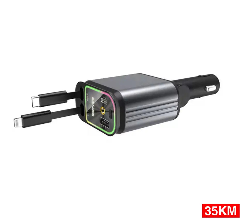 Brzi Auto Punjač 120W – Puni do 4 Uređaja