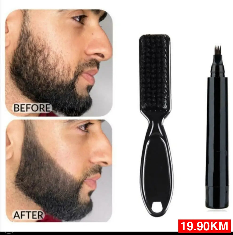 OLOVKA ZA POPUNJAVANJE BRADE + ČETKA ZA BRADU