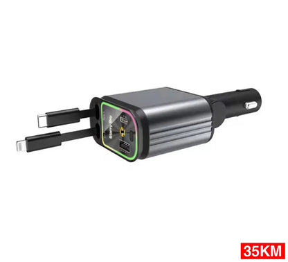 Brzi Auto Punjač 120W – Puni do 4 Uređaja