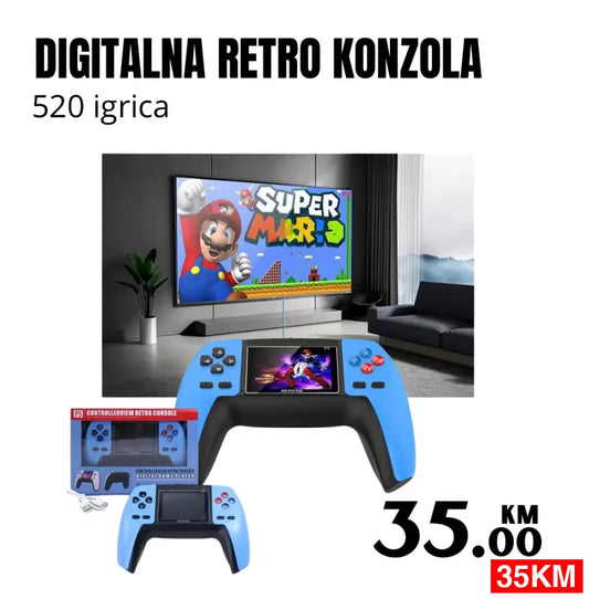 Digitalna Retro konzola 520 igara