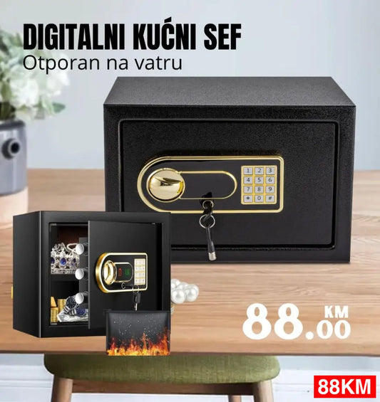DIGITALNI Kućni sef otporan na vatru