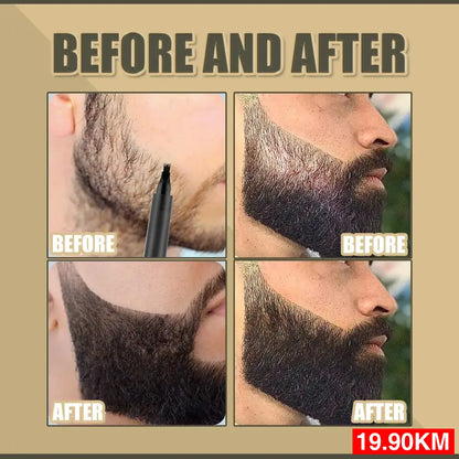 OLOVKA ZA POPUNJAVANJE BRADE + ČETKA ZA BRADU