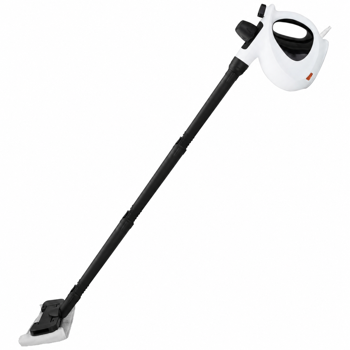 Parni čistač sastavljen kao mop sa produžnim cijevima