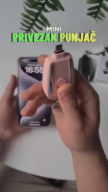 Mini Privjesak Punjač Za Telefon