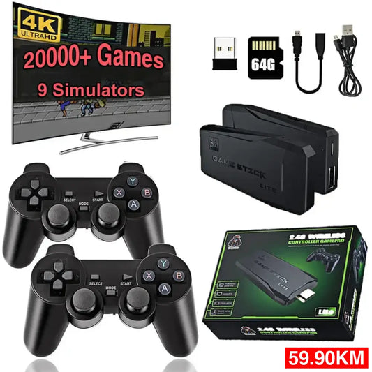 RETRO KONZOLA - 2X WIRELESS CONTROLLER